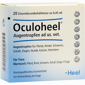 Oculoheel Augentropfen Ad Us. Vet. Einzeldosispipetten 20 Stück - ab 14,93 €