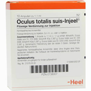 Oculus Totalis Suis- Injeel Ampullen  10 Stück - ab 21,30 €