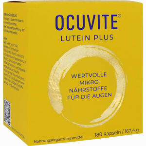 Ocuvite Lutein Plus Kapseln 180 Stück - ab 44,42 €