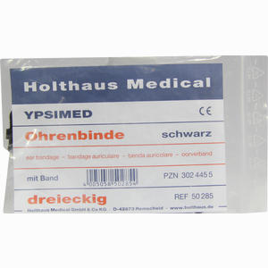 Ohrenbinde mit Band Schwarz  1 Stück - ab 2,94 €