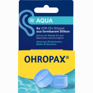 Ohropax Aqua Silikon Vor- Ohr Stöpsel 6 Stück - ab 3,53 &euro;