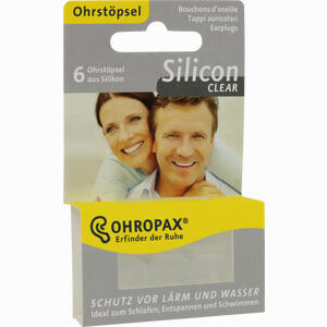 Ohropax Silicon Clear 6 Stück - ab 24,20 €