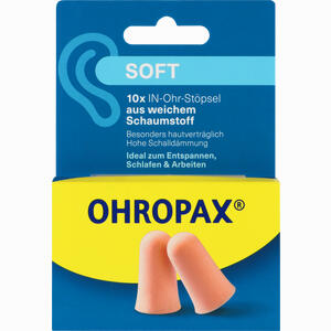 Ohropax Soft Schaumstoff In- Ohr Stöpsel  10 Stück - ab 2,24 &euro;