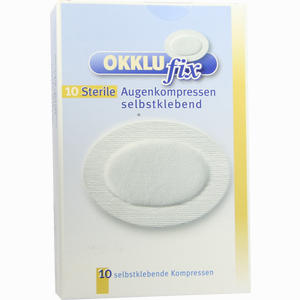 Okklufix Steril Augenkompresse Selbstklebend Kompressen 10 Stück - ab 0,00 €