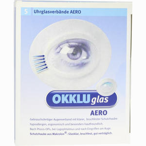 Okkluglas Aero Uhrglasverbände 5 Stück - ab 16,09 €