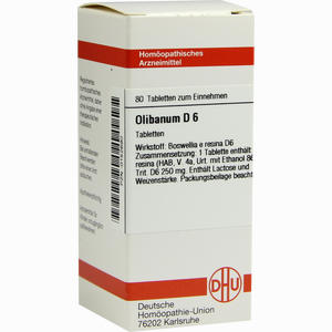 Olibanum D6 Tabletten 80 Stück - ab 8,85 €