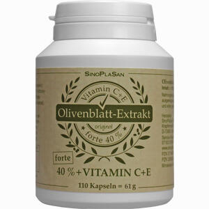 Olivenblatt Extrakt Forte 40% + C+e Kapseln 110 Stück - ab 0,00 &euro;