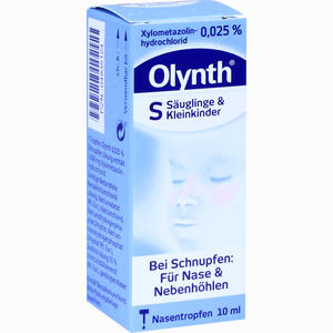 Olynth 0.025% für Säuglinge Nasentropfen 10 ml Olynth 0.025% für Säuglinge Nasentropfen 10 ml
