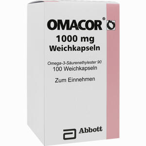 Omacor 1000mg Weichkapseln AXICORP PHARMA 100 Stück - ab 56,76 €