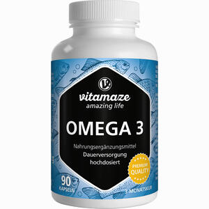 Omega 3 1000 Mg Epa 400 Dha 300 Hochdosiert Kapseln 90 Stück - ab 18,49 €
