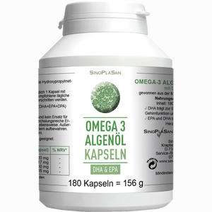 Omega- 3 Algenöl Dha+epa Kapseln 180 Stück - ab 45,82 €