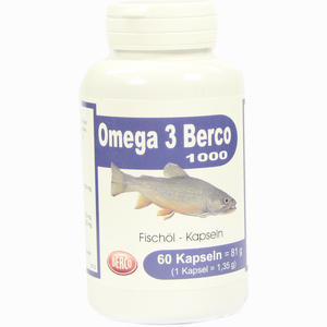 Omega 3 Berco 1000mg Kapseln 60 Stück - ab 13,89 €