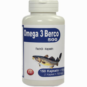 Omega 3 Berco 500 Kapseln 150 Stück - ab 10,40 €