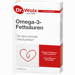 Omega- 3- Fettsäuren 500mg/60% Kapseln 60 Stück - ab 12,19 €