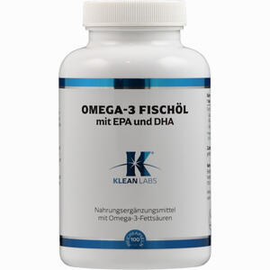 Omega- 3 Fischöl 1200 Mg mit Epa und Dha Klean Labs 100 Stück - ab 16,10 &euro;