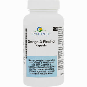 Omega 3 Fischöl Kapseln  Synomed 100 Stück - ab 9,00 €