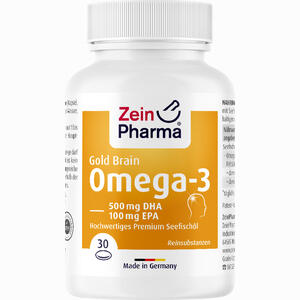Omega- 3 Gold Gehirn Dha 500mg/epa 100 Mg Weichkapseln 30 Stück - ab 0,00 &euro;