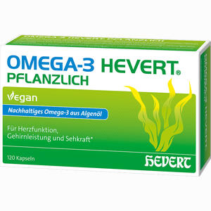 Omega- 3 Hevert Pflanzlich 120 Stück - ab 26,83 €