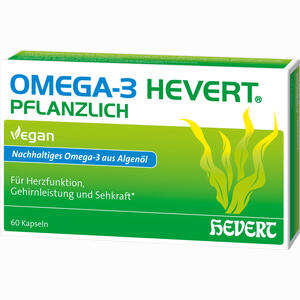 Omega- 3 Hevert Pflanzlich 60 Stück - ab 14,70 €