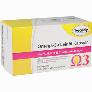 Omega- 3 + Leinöl Kapseln Weichkapseln 60 Stück - ab 0,00 &euro;