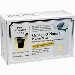 Omega- 3 Naturell Pharma Nord Kapseln 80 Stück - ab 0,00 €