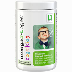 Omega3- Loges Cognikids Pflanzlich Kaudragees  60 Stück