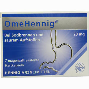 Omehennig 20mg Magensaftresistente Hartkapseln  7 Stück - ab 0,00 €