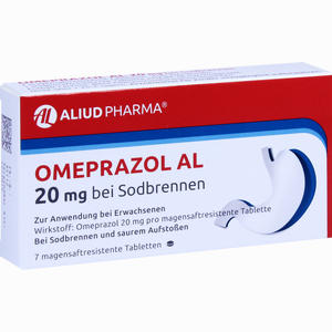 Omeprazol Al 20mg bei Sodbrennen Tabletten 7 Stück - ab 4,29 €
