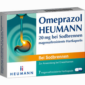 Omeprazol Heumann 20mg B Sodbr. Magensaftr.hartk. Kapseln 7 Stück - ab 1,84 €