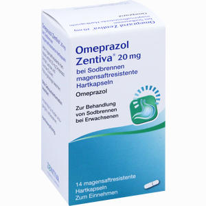 Omeprazol Zentiva 20mg bei Sodbrennen Kmp 14 Stück - ab 2,98 €