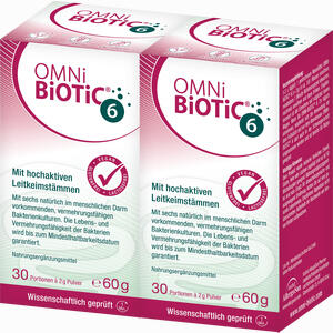 Omni Biotic 6 Doppelpackung Pulver 2 x 60 g Omni Biotic 6 Doppelpackung Pulver 2 x 60 g