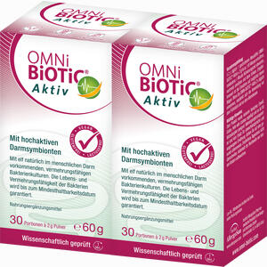 Omni Biotic Aktiv Pulver  2 x 60 g - ab 50,36 €