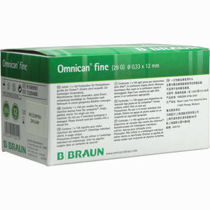 Omnican Fine Pen Ka0. 33x12 100 Stück - ab 19,11 €