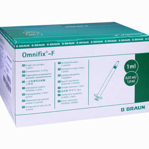 Omnifix F Einmal- Feindosierungsspritzen 1ml  100 x 1 ml - ab 13,81 €