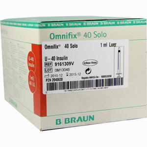 Omnifix Insulin Solo 40  100 ml - ab 13,28 €