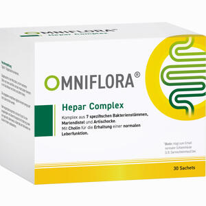 Omniflora Hepar Complex mit Cholin - Glutenfrei 30 Stück - ab 25,46 &euro;