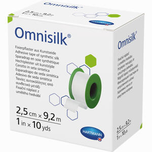 Omnisilk 2.5cm X 9.2m Pflaster 1 Stück - ab 6,32 €