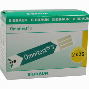 Omnitest 3 Bzm Sensoren Teststreifen 2 x 25 Stück - ab 0,00 &euro;