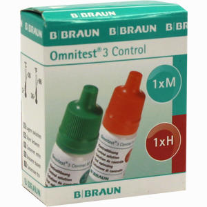 Omnitest 3 Kontrolllösung  2 x 3.5 ml - ab 0,00 &euro;