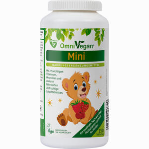 Omnivegan Mini Multivitamine F. Kinder Lutschtabl.  150 Stück - ab 12,85 &euro;