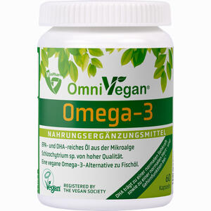Omnivegan Omega- 3 Kapseln 60 Stück - ab 19,59 €