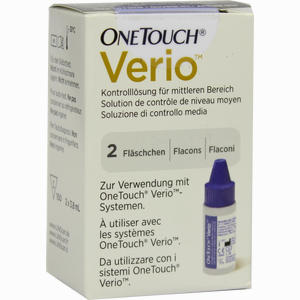 One Touch Verio Kontrolllösung Mittel  2 x 3.8 ml - ab 6,40 €