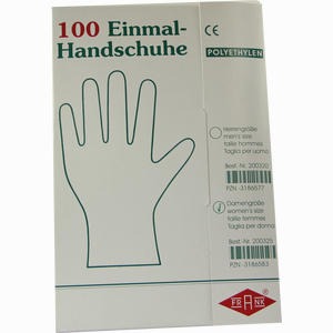 Op- Einmal- Handschuhe Aus Polyethylen für Damen  100 Stück - ab 1,92 €