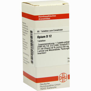 Opium D12 Tabletten 80 Stück - ab 8,01 €