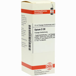 Opium D30 Dilution 20 ml - ab 11,16 €