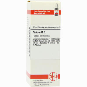Opium D6 Dilution 20 ml - ab 8,56 €