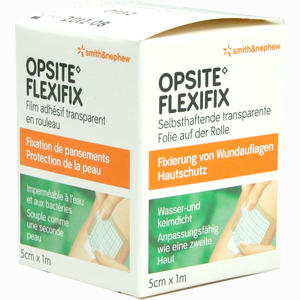 Opsite Flexifix Folie 5cm X 1m Unsteril Rolle  1 Stück - ab 4,30 €