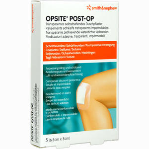 Opsite Post- Op 6.5 X 5cm Duschpflaster  5 Stück - ab 5,50 €