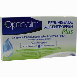 Opticalm Beruhigende Augentropfen Plus  10 x 0.5 ml - ab 0,00 €