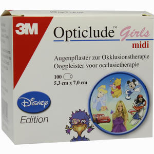 Opticlude 3m Disney Girls Midi Pflaster 100 Stück - ab 88,56 €